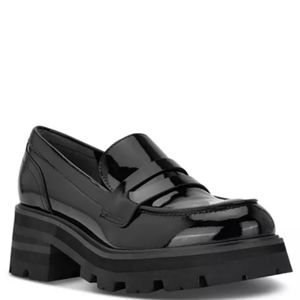 Marc Fisher LTD.Women's Latika Almond Toe Platform Loafers 9